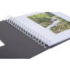 HNFD Álbum espiral Khari pizarra acanalado 24x25 cm 50 páginas blancas
