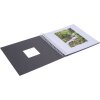 HNFD Álbum espiral Khari pizarra acanalado 24x25 cm 50 páginas blancas