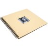 HNFD Álbum espiral Khari melón acanalado 33x33 cm 50 páginas negras