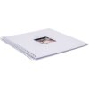 HNFD Álbum espiral Khari blanco estriado 33x33 cm 50 páginas blancas