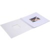 HNFD Álbum espiral Khari blanco estriado 33x33 cm 50 páginas blancas