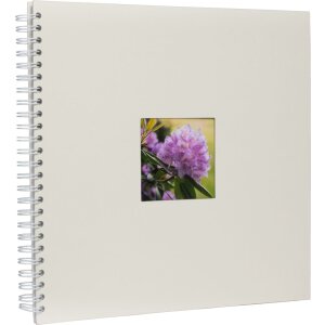 HNFD Álbum espiral Khari marfil acanalado 33x33 cm...