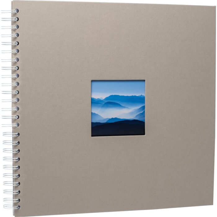 HNFD Álbum espiral Khari acanalado topo 33x33 cm 50 páginas blancas