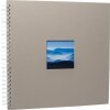 HNFD Álbum espiral Khari acanalado topo 33x33 cm 50 páginas blancas