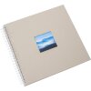 HNFD Álbum espiral Khari acanalado topo 33x33 cm 50 páginas blancas
