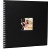 Álbum espiral Khari negro mate páginas blancas 33x33 cm