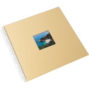 HNFD Álbum espiral Khari melón acanalado 33x33 cm 50 páginas blancas