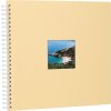 HNFD Álbum espiral Khari melón acanalado 33x33 cm 50 páginas blancas