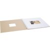 HNFD Álbum espiral Khari taupe metalizado 33x33 cm 50 páginas blancas
