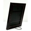 S46EE2 Marco de madera negro con borde plateado