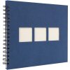 Álbum espiral Panodia Manilla azul 23x27 cm 60 páginas blancas