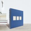 Álbum espiral Panodia Manilla azul 23x27 cm 60 páginas blancas