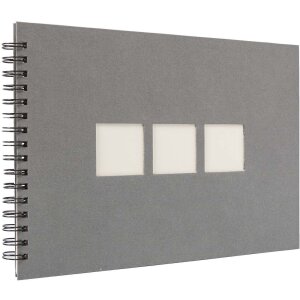 Panodia Álbum espiral Manille 23x34 cm gris 60...