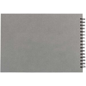 Panodia Álbum espiral Manille 23x34 cm gris 60 páginas blancas