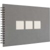 Panodia Álbum espiral Manille 23x34 cm gris 60 páginas blancas