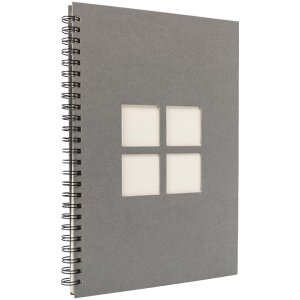 Panodia Álbum espiral Manille 34x25 cm gris 60...