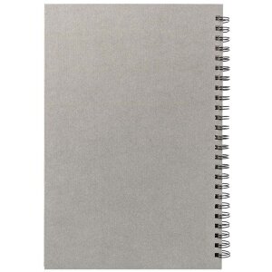 Panodia Álbum espiral Manille 34x25 cm gris 60 páginas blancas