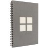 Panodia Álbum espiral Manille 34x25 cm gris 60 páginas blancas