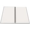 Panodia Álbum espiral Manille 34x25 cm gris 60 páginas blancas