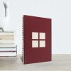 Álbum espiral Manille 34x25 cm rojo