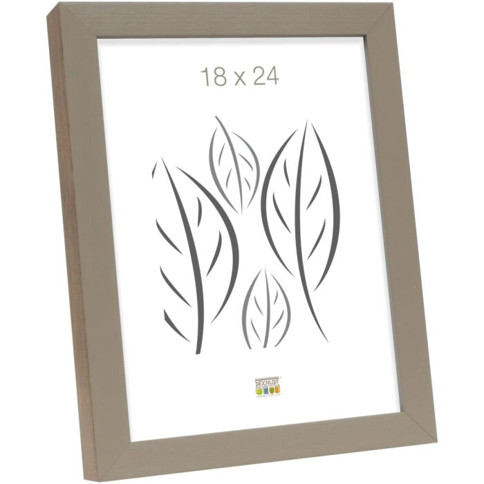 S46PH3 Marco de madera de color beige con borde de color madera