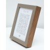 S46PH3 Marco de madera de color beige con borde de color madera
