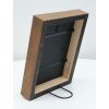 S46PH3 Marco de madera de color beige con borde de color madera