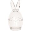 Clayre & Eef 6GL2507 Tarro de cristal Ø 6x12 cm tarro redondo conejo