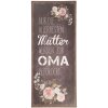 Cartel texto 13x30 cm - Clayre & Eef 6Y3640DZ