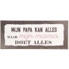 Cartel Texto 30x13 cm - Clayre & Eef 6Y3660NL