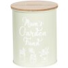 Clayre & Eef 64394 Hucha Ø 12x14 cm Madera Verde Metal Redonda