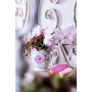 Clayre & Eef 6CEMU0059 Taza 200 ml Beige Rosa...