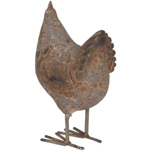 Decoración pollo 13x9x20 cm - 6PR2611