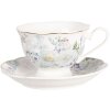 Taza de café con platillo Ø 15x7 cm - 0,22L