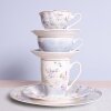 Taza de café con platillo Ø 15x7 cm - 0,22L
