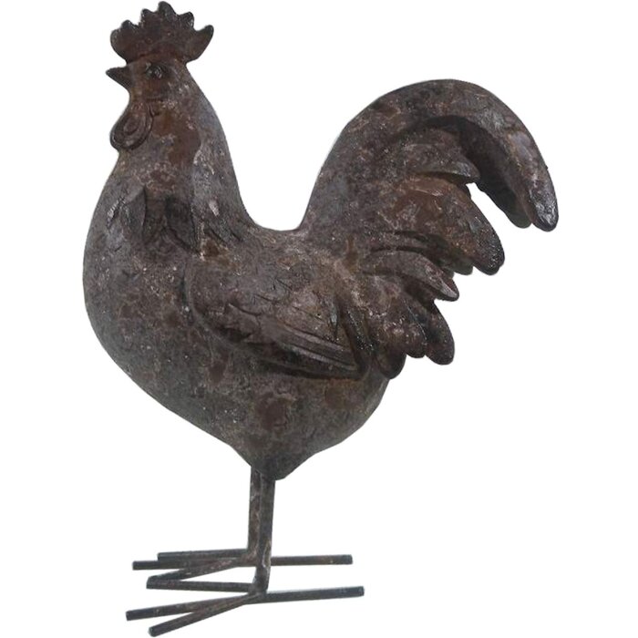 Decoración gallo 19x9x24 cm - 6PR2610