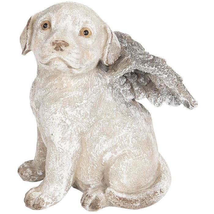 Decoración perro con alas 16x13x20 cm - 6PR2659