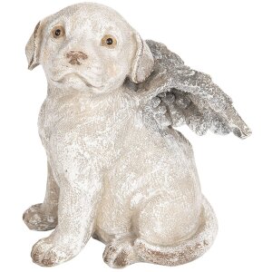 Decoración perro con alas 16x13x20 cm - 6PR2659