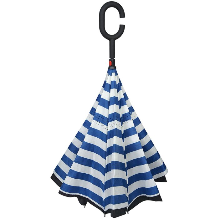 Paraguas Juleeze Ø 60 cm azul-blanco - JZUM0028