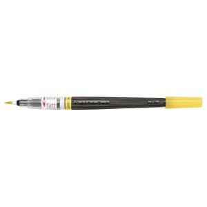Rotulador recargable Pentel COLOR en amarillo