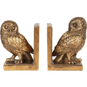 Sujetalibros (2 piezas) Búhos 12x8x16 cm - 6PR2653