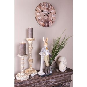 Decoración Conejo con sombrero 17x9x46 cm - 6PR2602