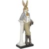 Decoración Conejo con sombrero 17x9x46 cm - 6PR2602