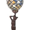 Lámpara de mesa Tiffany 21x21x51 cm 1x E14 max 25W