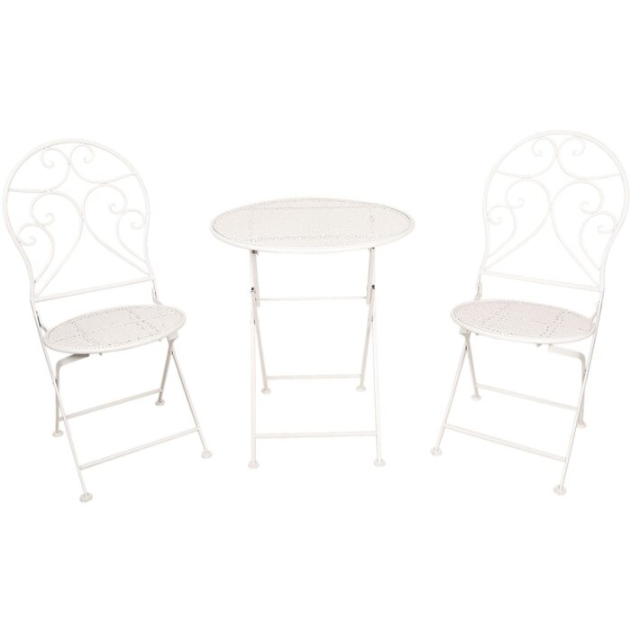 Mesa + 2x silla Ø 60x70-40x40x92 cm - 5Y0632
