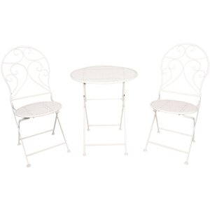 Mesa + 2x silla Ø 60x70-40x40x92 cm - 5Y0632
