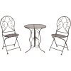 Mesa + 2x silla Ø 60x70-40x40x92 cm - 5Y0636