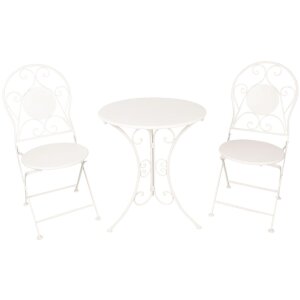 Mesa + 2x silla Ø 60x70-40x40x92 cm - 5Y0633