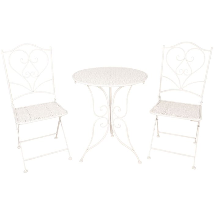 Mesa + 2x silla Ø 60x70-40x40x92 cm - 5Y0637