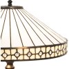 Lámpara de mesa Tiffany Ø 40x58 cm E27-máx 2x60W